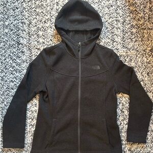 The North Face Black Hooded Ski/Snow Jacket